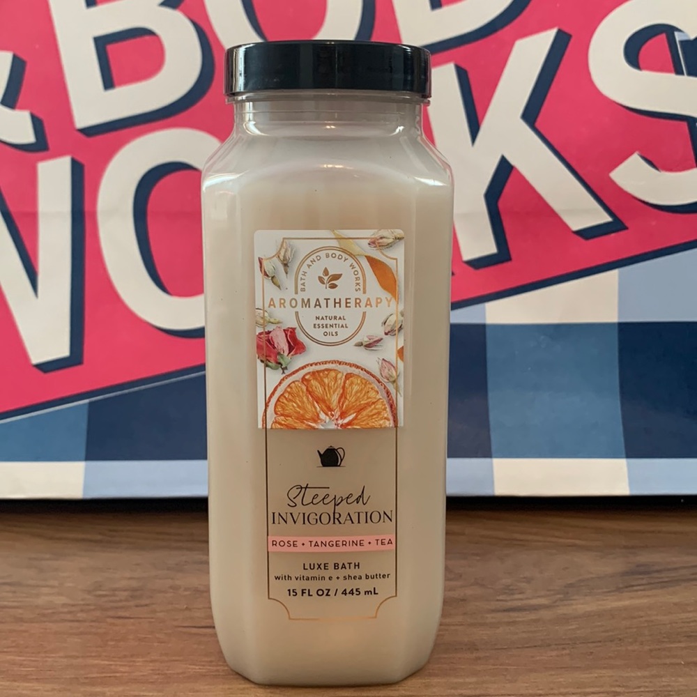 Bath & Body Works Aromatherapy Steeped Invigoration rose + tangerine + tea 🫧